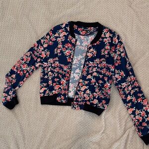 Express Floral Bomber Jacket